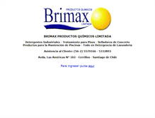 Tablet Screenshot of brimax.cl